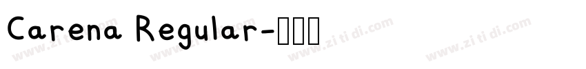 Carena Regular字体转换